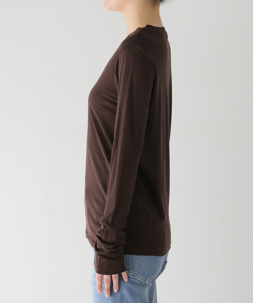 BASERANGE/ベースレンジ】LONG SLEEVE TEE：カットソー（Tシャツ