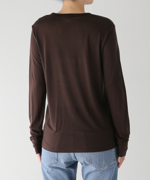 BASERANGE/ベースレンジ】LONG SLEEVE TEE：カットソー（Tシャツ