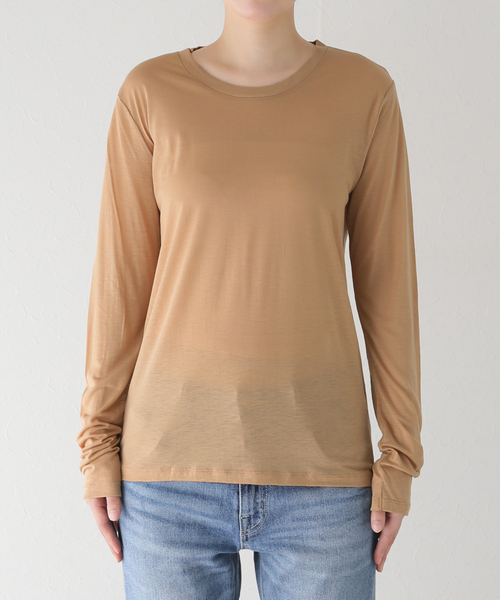 【BASERANGE/ベースレンジ】LONG SLEEVE TEE：カットソー BASERANGE/ベースレンジ】LONG SLEEVE TEE：カットソー（Tシャツ