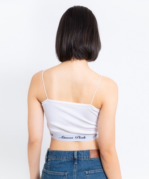 atmos pink（アトモスピンク）の「atmos pink Basic inner wear mid / アトモス ピンク ベーシック インナー ウェア ミッド（キャミソール・レディース・グレー/ホワイト/ブラック・M/S）」の4枚目の写真