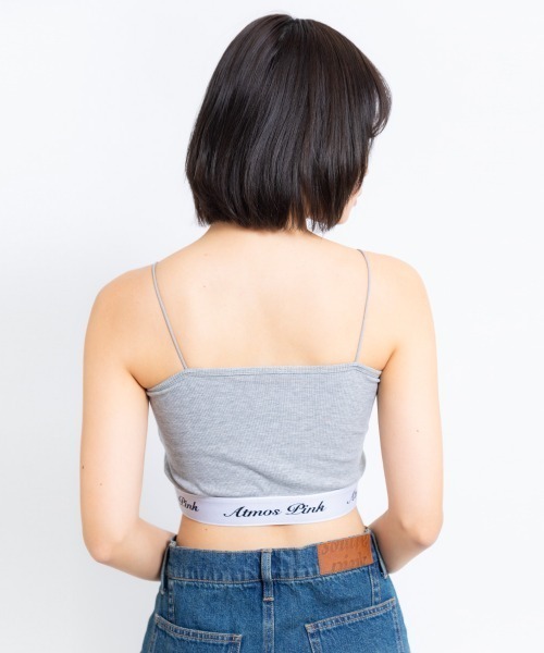 atmos pink（アトモスピンク）の「atmos pink Basic inner wear mid / アトモス ピンク ベーシック インナー ウェア ミッド（キャミソール・レディース・グレー/ホワイト/ブラック・M/S）」の6枚目の写真