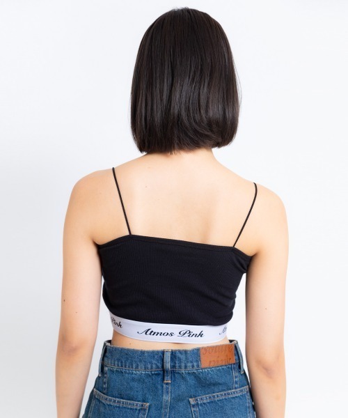 atmos pink（アトモスピンク）の「atmos pink Basic inner wear mid / アトモス ピンク ベーシック インナー ウェア ミッド（キャミソール・レディース・グレー/ホワイト/ブラック・M/S）」の5枚目の写真