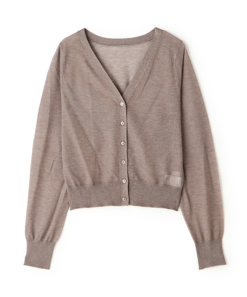 N.（N. Natural Beauty Basic）（エヌエヌナチュラルビューティーベーシック）の「◆レヴィータカーディガン（カーディガン/ボレロ・レディース・オフホワイト/ライム/モカ/ブラック/ブラック系その他・MEDIUM）」の8枚目の写真