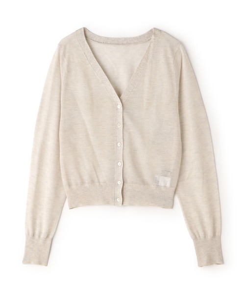 N.（N. Natural Beauty Basic）（エヌエヌナチュラルビューティーベーシック）の「◆レヴィータカーディガン（カーディガン/ボレロ・レディース・オフホワイト/ライム/モカ/ブラック/ブラック系その他・MEDIUM）」の12枚目の写真