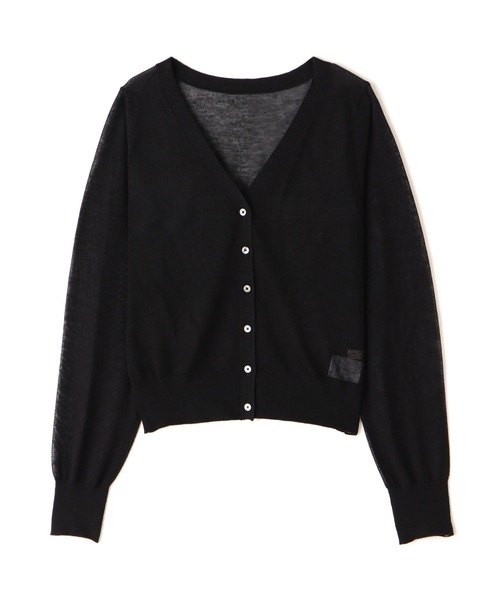 N.（N. Natural Beauty Basic）（エヌエヌナチュラルビューティーベーシック）の「◆レヴィータカーディガン（カーディガン/ボレロ・レディース・オフホワイト/ライム/モカ/ブラック/ブラック系その他・MEDIUM）」の14枚目の写真