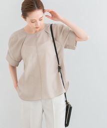 URBAN RESEARCH ROSSO WOMEN | 5分袖タックボリュームシアーブラウス(シャツ/ブラウス)
