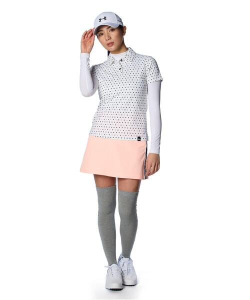 UNDER ARMOUR(アンダーアーマー)の「UAヒートギア コンプレッション ロングスリーブ モックネック シャツ(ゴルフ/レディース)(Tシャツ/カットソー・レディース・ホワイト・M/S/XL/L)」の3枚目の写真
