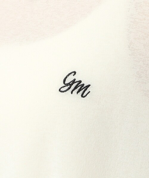 Cutie Blonde(キューティーブロンド)の「◆大人の抜け感コーデに ライン入りシアートップス(Tシャツ/カットソー・レディース・チャコールグレー/ホワイト系/グリーン系・04/03/02)」の7枚目の写真