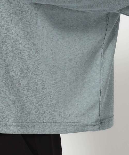 Cutie Blonde(キューティーブロンド)の「◆大人の抜け感コーデに ライン入りシアートップス(Tシャツ/カットソー・レディース・チャコールグレー/ホワイト系/グリーン系・04/03/02)」の21枚目の写真