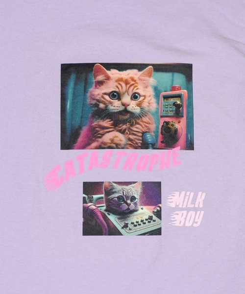 MILKBOY（ミルクボーイ）の「CAT ASTROPHE Tシャツ（Tシャツ  