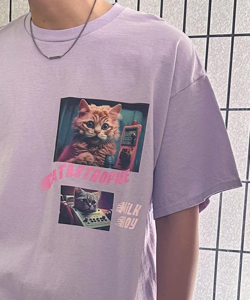 MILKBOY（ミルクボーイ）の「CAT ASTROPHE Tシャツ（Tシャツ  