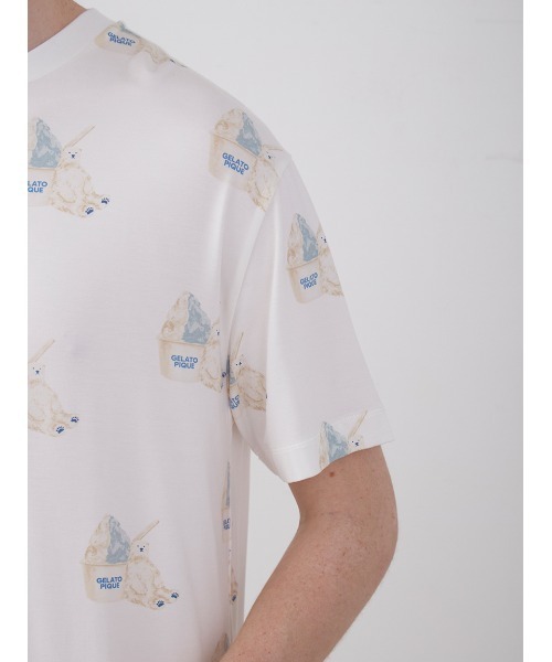 ジェラートピケ 【COOL】しろくま柄Tシャツ& しろくま柄ショートパンツ gelato pique（ジェラートピケ）の「【COOL】しろくま柄Tシャツ