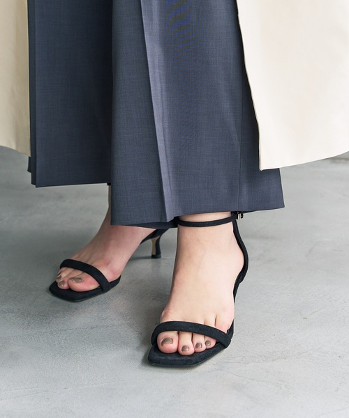 LE TALON（ルタロン）の「MAKI KANEKO×LE TALON 5cmDRESS UPサンダル（サンダル・レディース・ブラック/アイボリー/ブラウン・24cm/23.5cm/23cm/22.5cm/22cm/25cm/24.5cm）」の7枚目の写真