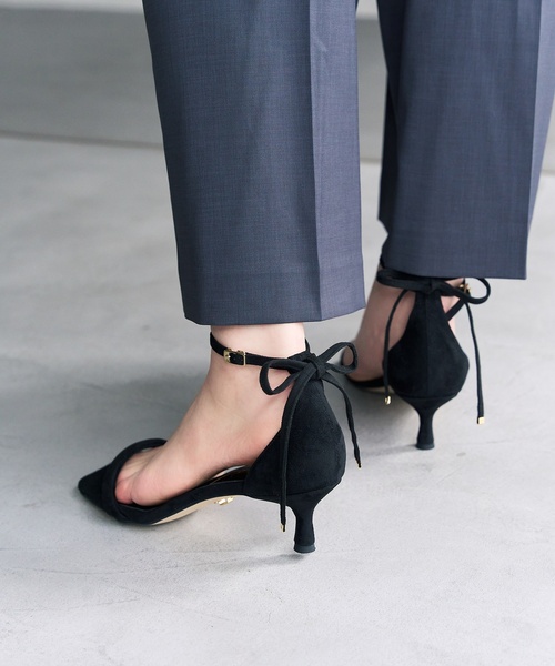 LE TALON（ルタロン）の「MAKI KANEKO×LE TALON 5cmDRESS UPサンダル（サンダル・レディース・ブラック/アイボリー/ブラウン・24cm/23.5cm/23cm/22.5cm/22cm/25cm/24.5cm）」の8枚目の写真