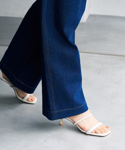 LE TALON（ルタロン）の「MAKI KANEKO×LE TALON 5cmDRESS UPサンダル（サンダル・レディース・ブラック/アイボリー/ブラウン・24cm/23.5cm/23cm/22.5cm/22cm/25cm/24.5cm）」の15枚目の写真