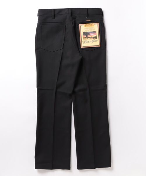 Wrangler(ラングラー)の「【Wrangler】WRANCHERDRESS フレアシルエットパンツ スラックス(スラックス・メンズ・ブラック・M/L/XL)」の2枚目の写真