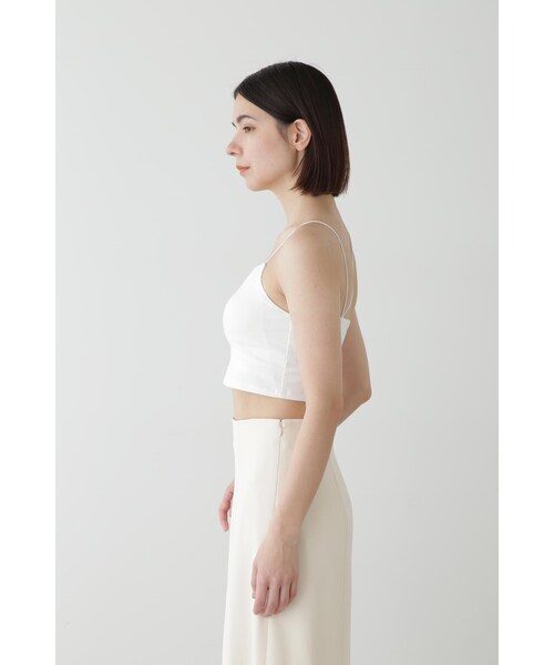 JILL STUART(ジルスチュアート)の「◆クロップドカップ付きインナー(キャミソール・レディース・ホワイト/ブラック・MEDIUM/SMALL)」の15枚目の写真