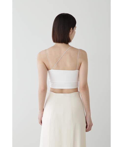 JILL STUART(ジルスチュアート)の「◆クロップドカップ付きインナー(キャミソール・レディース・ホワイト/ブラック・MEDIUM/SMALL)」の16枚目の写真