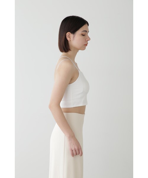 JILL STUART(ジルスチュアート)の「◆クロップドカップ付きインナー(キャミソール・レディース・ホワイト/ブラック・MEDIUM/SMALL)」の17枚目の写真