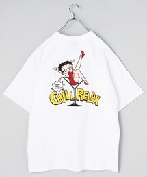 chillax（チラックス）の「限定展開 CHILLAX/チラックス BETTY Glass S/STEE / 半袖Tシャツ / 242CL1ST111（Tシャツ/カットソー）」
