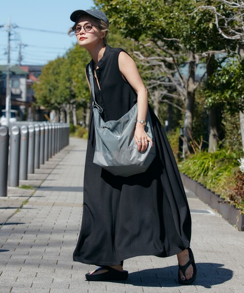 HEIHEI ノースリーブワンピース ブラック アーガ Aga NORITAKE High gauge Ponte ノースリーブワンピース