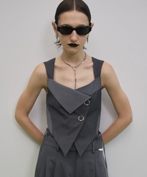 STRIPE BUSTIER TOPS/ストライプビスチェトップス