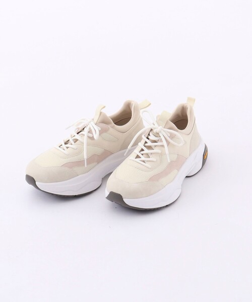 NOLLEY’S（ノーリーズ）の「ビブラムソールスニーカー（スニーカー・レディース・グレー/ベージュ・37/38/36）」の3枚目の写真