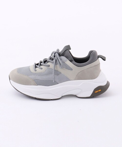 NOLLEY’S（ノーリーズ）の「ビブラムソールスニーカー（スニーカー・レディース・グレー/ベージュ・37/38/36）」の5枚目の写真