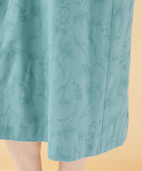 DECOY SINCE 1981(デコイシンスイチキュウハチイチ)の「ジャガードコットンシャツワンピース(シャツワンピース・レディース・ブラック/グリーン・9号/11号/13号)」の11枚目の写真