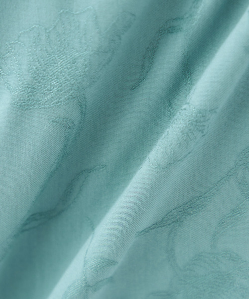 DECOY SINCE 1981(デコイシンスイチキュウハチイチ)の「ジャガードコットンシャツワンピース(シャツワンピース・レディース・ブラック/グリーン・9号/11号/13号)」の12枚目の写真