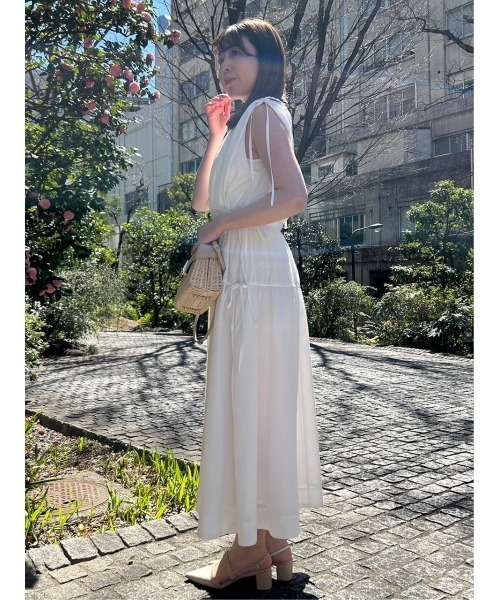 美品♡ CELFORD 【2024年モデル】リボンノースリーブワンピース CELFORD（セルフォード）の「リボンノースリーブワンピース