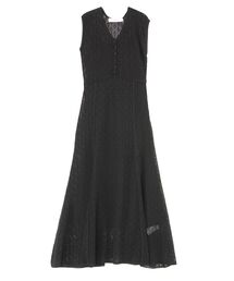 LAGUNAMOON | レース編みパイピングニットワンピース(ワンピース)