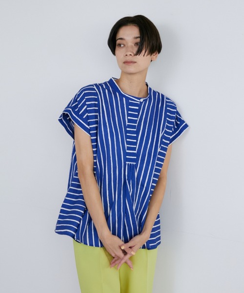 INED（イネド）の「ポンチョ風ブラウス（シャツ/ブラウス）」 - WEAR