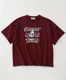 【Disney/ディズニー】アートワークデザイン ワイド半袖クルーネックTシャツ
