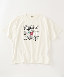 【Disney/ディズニー】アートワークデザイン ワイド半袖クルーネックTシャツ
