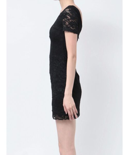 GYDA（ジェイダ）の「ハーフスリーブレースワンピース（ワンピース・レディース・オフホワイト/ブラック・FREE）」の19枚目の写真