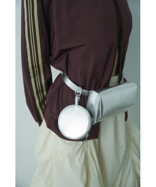 emmi（エミ）の「ボリュームドロストジップアップスカート（スカート・レディース・ライトグレー/オフホワイト/ブラック・0/1）」の8枚目の写真