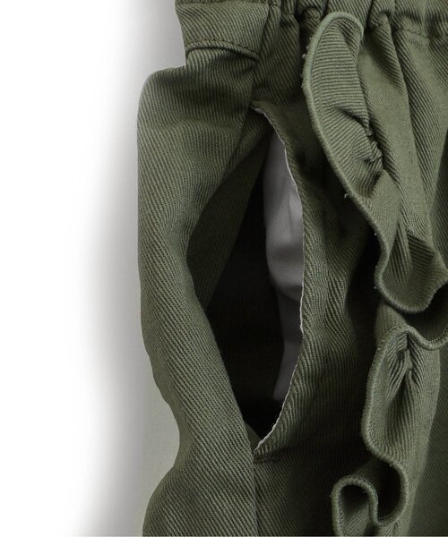 p.premier(ピードットプルミエ)の「フリルショートパンツ(その他パンツ・キッズ・レッド/カーキ/チャコール・110/120/80/130/140/90/100)」の18枚目の写真