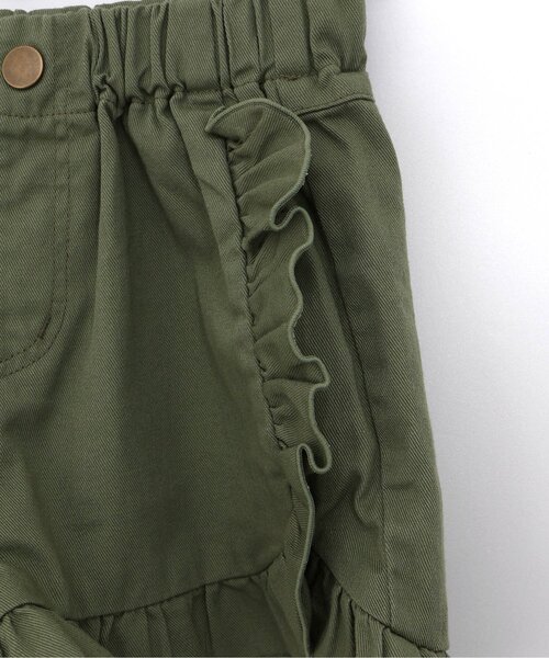 p.premier(ピードットプルミエ)の「フリルショートパンツ(その他パンツ・キッズ・レッド/カーキ/チャコール・110/120/80/130/140/90/100)」の9枚目の写真