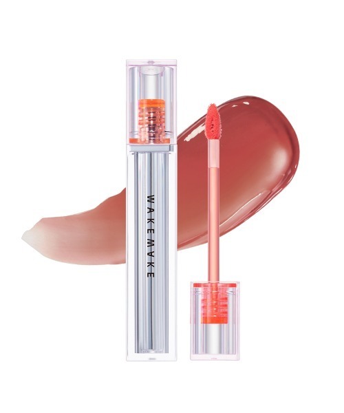 wakemake（ウェイクメイク）の「wakemake デュイジェルグロウティント（口紅/リップティント/グロス・レディース・01 バブリーコーラル/02 ピーチバイトコーラル/04 マチュアオータム/07 フィグフィリング/08 クーリッシュチェリー・FREE）」の2枚目の写真