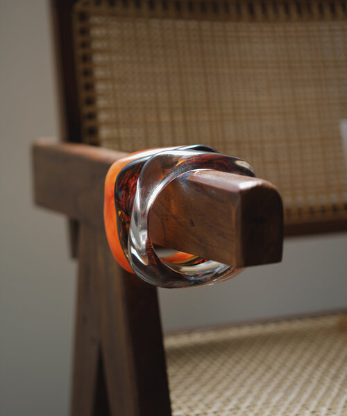 Kastane（カスタネ）の「*クリアバングル（バングル/リストバンド・レディース・ブラウン/オレンジ/クリア・FREE）」の7枚目の写真