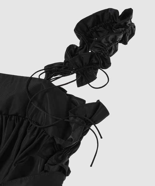 CÉCILIE BAHNSEN ブラックキャミソール Cecilie Bahnsen】ONYX TOP Black (CECILIE BAHNSEN
