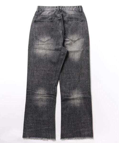 aimoha(アイモハ)の「【aimoha neo】VINTAGE WASH RELAXED FIT DENIM(デニムパンツ・メンズ・ブラック/ネイビー・X-LARGE/XX-LARGE/XXX-LARGE)」の3枚目の写真