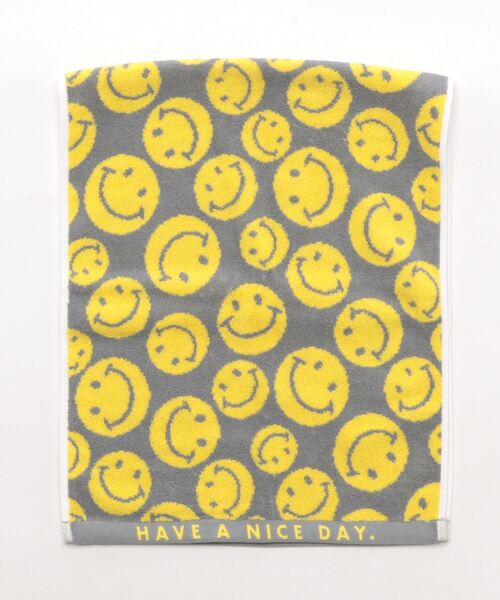 SiNCERE(シンシア)の「〈TPOOL/トゥプール〉FACE TOWEL SMILE FACE/今治フェイスタオル(タオル・レディース・グレー/ネイビー/ホワイト・ONE SIZE)」の8枚目の写真