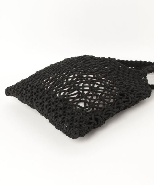 FREE STYLISTS(フリー スタイリスト)の「YUGA_YGMC Macrame totebag(トートバッグ・レディース・ホワイト/ベージュ/イエロー/ラベンダー/ブラック・FREE)」の16枚目の写真