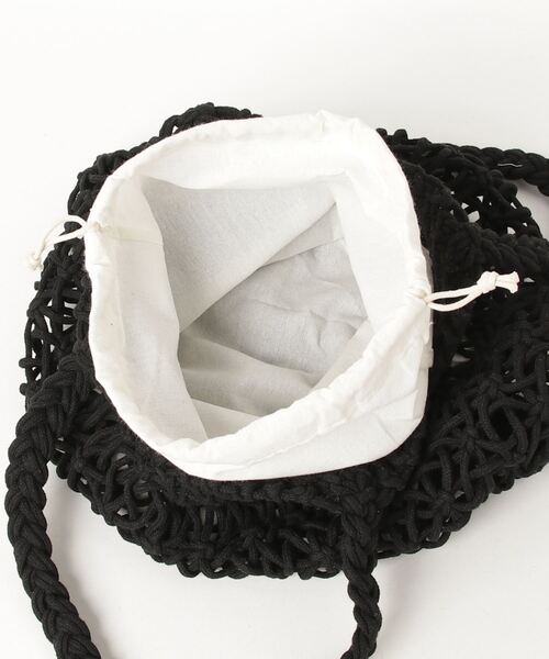 FREE STYLISTS(フリー スタイリスト)の「YUGA_YGMC Macrame totebag(トートバッグ・レディース・ホワイト/ベージュ/イエロー/ラベンダー/ブラック・FREE)」の15枚目の写真