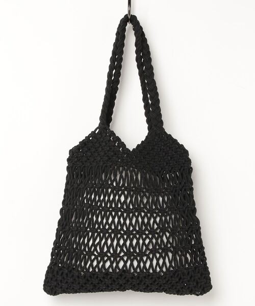 FREE STYLISTS(フリー スタイリスト)の「YUGA_YGMC Macrame totebag(トートバッグ・レディース・ホワイト/ベージュ/イエロー/ラベンダー/ブラック・FREE)」の14枚目の写真