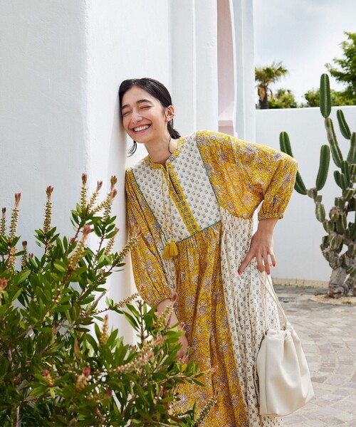 セール】MARKET（マーケット）サラサプリントカフタンワンピース