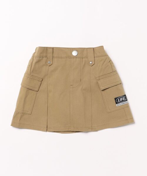 PINKHUNT(ピンクハント)の「PINKHUNT カーゴポケット スカート 9561K(スカート・キッズ・カーキ/ブラック・130cm/140cm/150cm/160cm/120cm)」の3枚目の写真