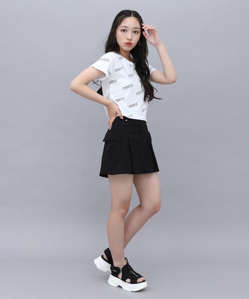 PINKHUNT(ピンクハント)の「PINKHUNT カーゴポケット スカート 9561K(スカート・キッズ・カーキ/ブラック・130cm/140cm/150cm/160cm/120cm)」の9枚目の写真